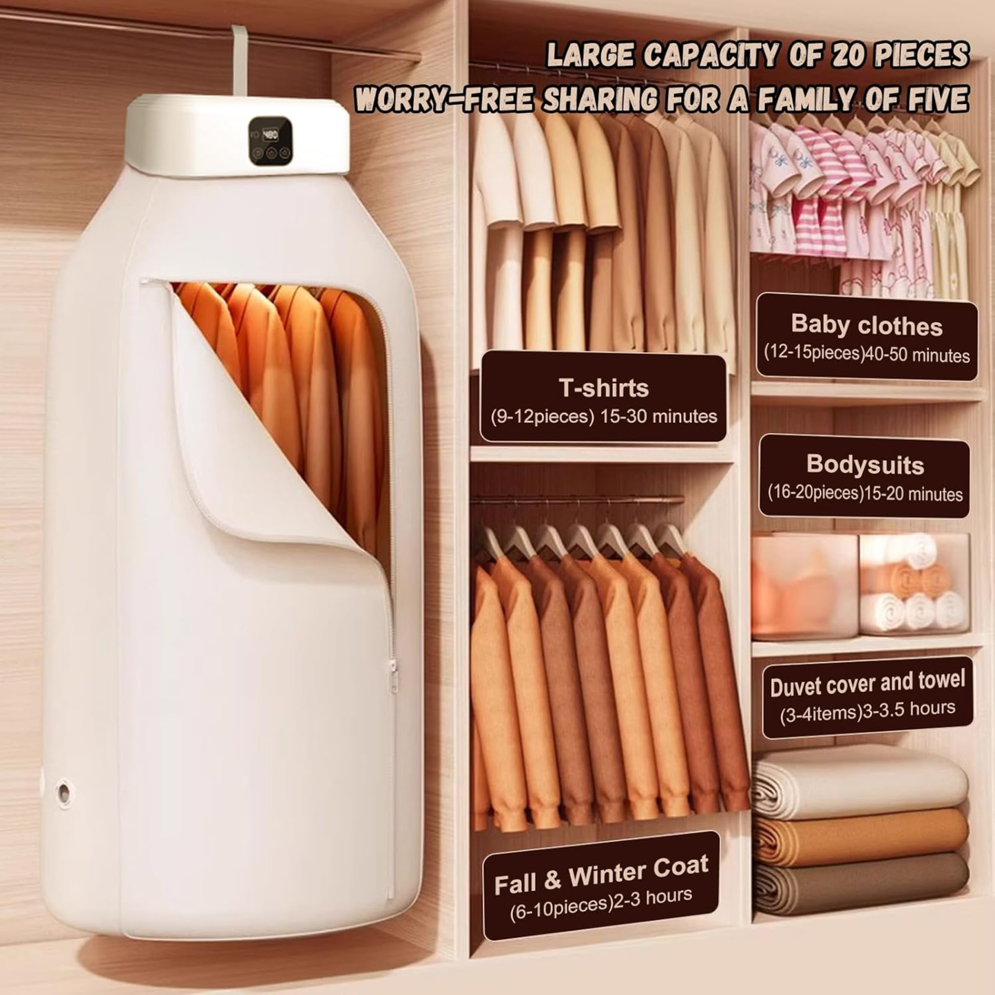 Secadora de Ropa Portátil